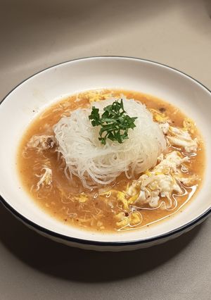Foto resep Bihun Siram Saus Paprika