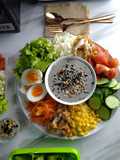 Salad Sayur Dressing Mayo wijen Hitam