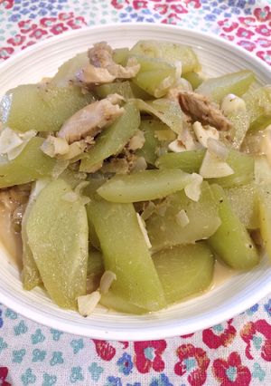 A picture of Sauteed Jade Melon.
