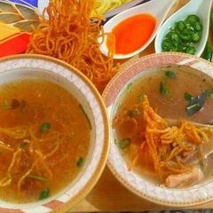Thai soup A picture of Thai soup.