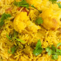 A picture of Moong dal masala khichadi.