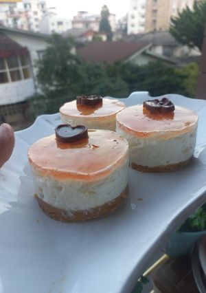 عکسی از دستور چیزکیک تک نفره