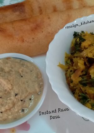 A picture of Instant Rava Dosa.