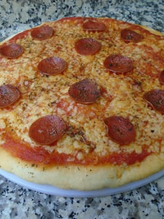 Una foto de Pizza pepperoni