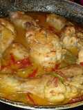 Muslos de pollo en salsa