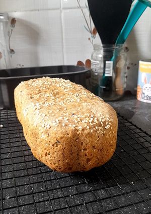Una foto de Pan integral fácil y rápido