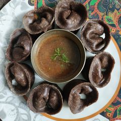 A picture of Ragi Vage Momos.