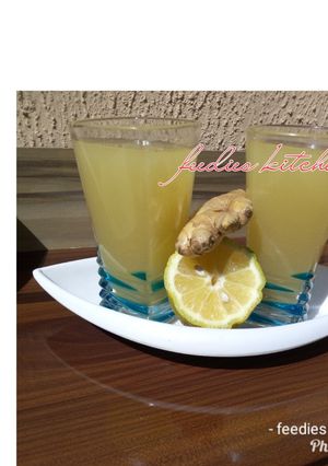 Lemon ginger ainihin hoton girkin