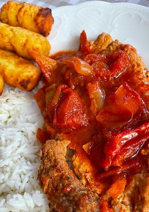 Lecsós karaj recept fotója