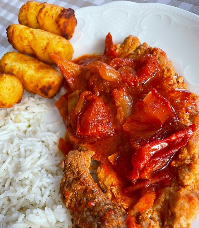 Lecsós karaj recept fotója