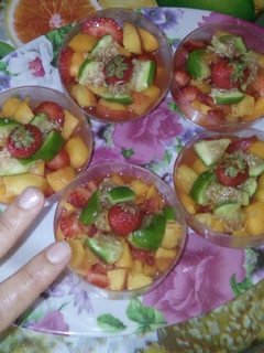 صورة لوصفة سلطة فواكه 🍑🍓🍹