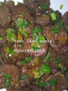 Foto resep 1.Baso ikan sambal ijo