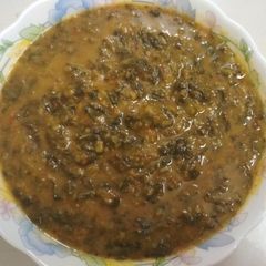 A picture of Red spinach (Green leafy)Dal!!.