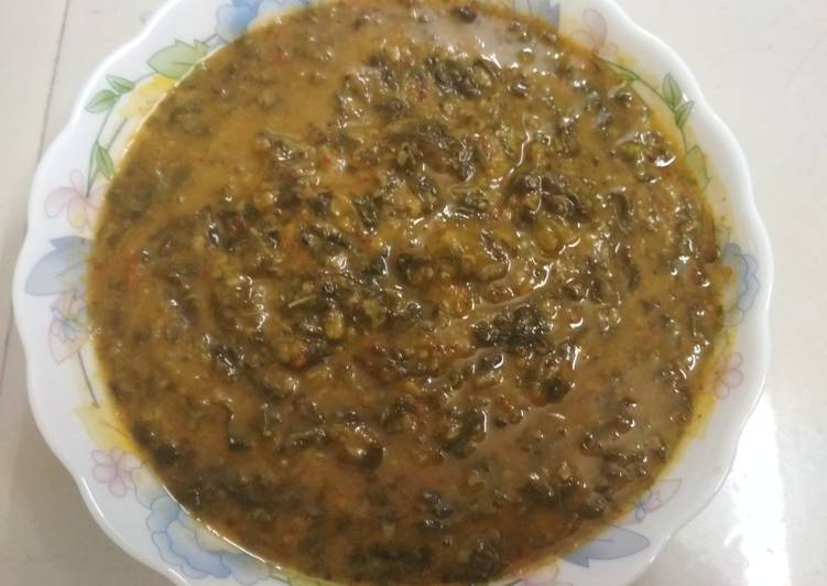 Easiest Way to Prepare Yummy Red spinach (Green leafy)Dal!!