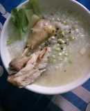 Nấu cháo gà bằng nồi cơm điện ko cần bếp