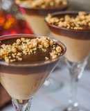 Natillas de turrón y chocolate