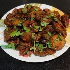 A picture of Baingan Fry Recipe (Brinjal /Eggplant).