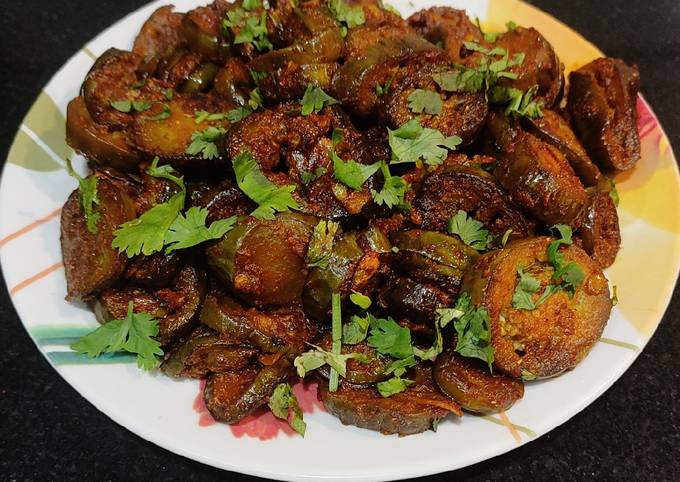 Baingan Fry Recipe Brinjal Eggplant Recipe By Smruti Rana Cookpad