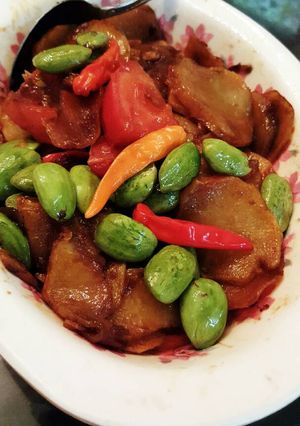 Foto resep Kentang Pete Kecap ala Mama