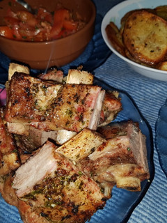 Una foto de Asado al horno con papas