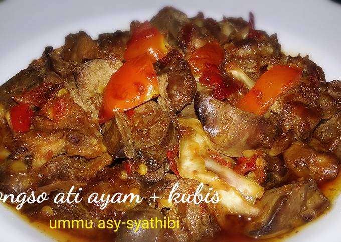 Anti Ribet, Memasak Gongso ati ayam + kubis Ekonomis Untuk Dijual