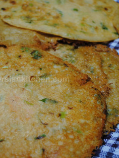 A picture of Spicy lentil flatbread.