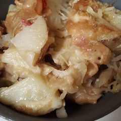 A picture of Potato Cabbage Casserole.