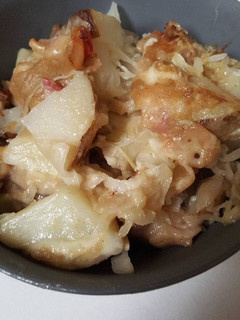 A picture of Potato Cabbage Casserole.