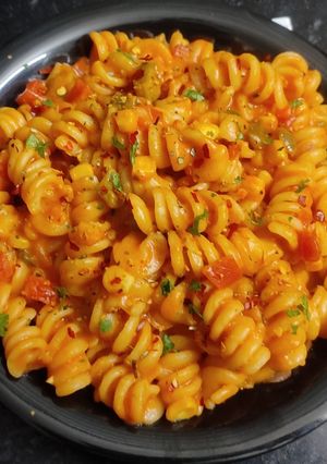 A picture of Creamy Red Sauce Pasta.