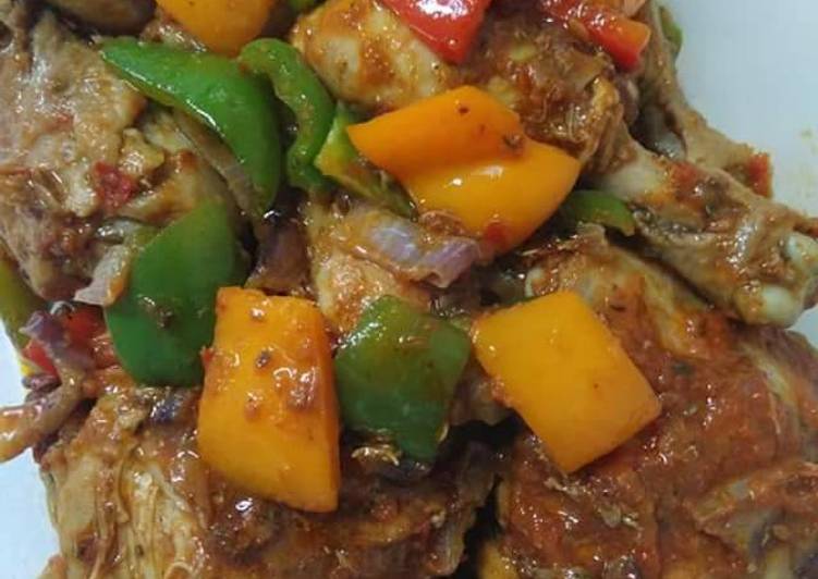 Recipe: Delicious Fried chicken with sauce