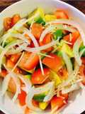 Ensalada de Tomate y Aguacate (palta)