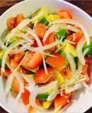 Ensalada de Tomate y Aguacate (palta)