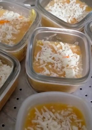 Foto resep Mpasi kentang ayam keju. Bb boster