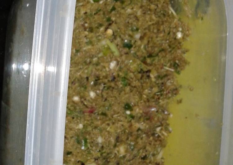 My Homemade Thai Green Curry Paste