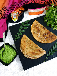 A picture of Bhagar Dosa / Vrat Dosa.