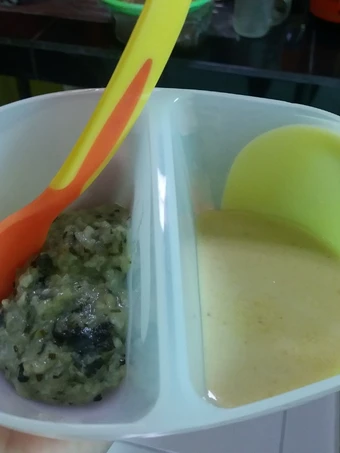 Cara Mudah Menyiapkan Resep MPASI 8m Bubur Bayam Opor Ayam yang Sempurna Anti Ribet, Sempurna