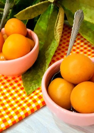 عکسی از دستور کمپوت زردآلو