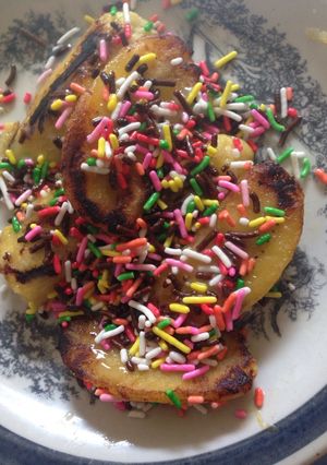 Foto resep Pisang bakar susu