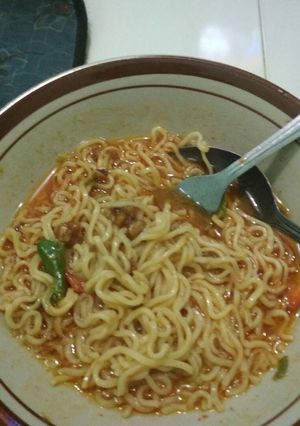 Foto resep Indomie Nyemek Pedas