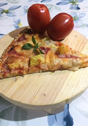 Una foto de Pizza