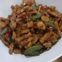 รูปของ Orek tempe kacang panjang