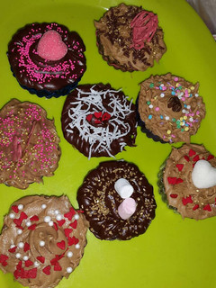 Una foto de Cupcakes de café capuchino