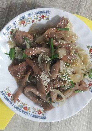 รูปของ หมูผัดน้ำมันงา