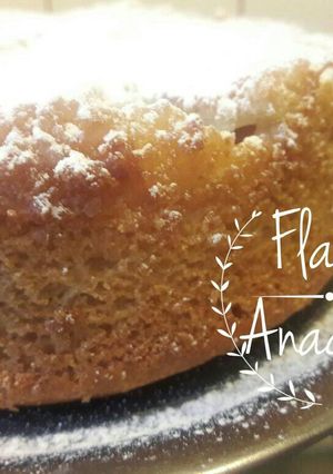 Una foto de Torta húmeda de manzanas