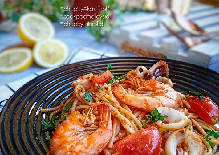 Spagetti Tomyam Seafood #phopbylinimohd #batch20