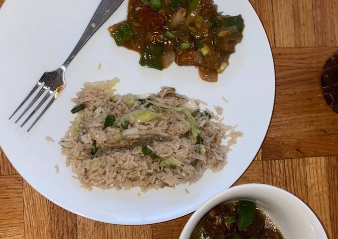Steps to Make Popular Complete Vegan Chinese Dinner for Dinner Food