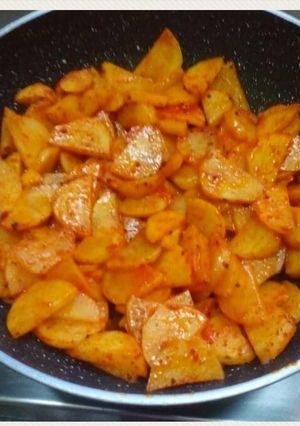 A picture of Aloo sabzi.