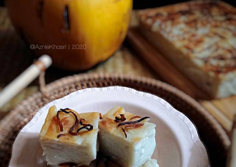 Arahan Memasak Kalakatar (Bingka Nyiur Anum) yang Praktis