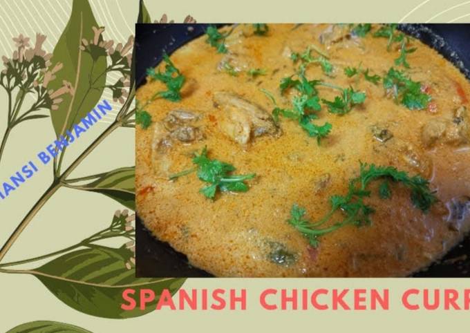 Recipe of Quick Spanish chicken curry