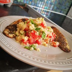 A picture of Sea Bass & Lime Couscous.